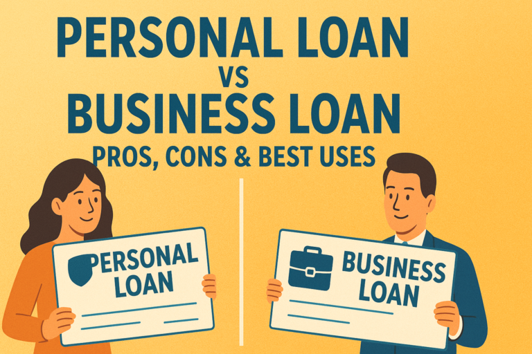 Personal Loan vs Business Loan: Pros, Cons & Best Uses