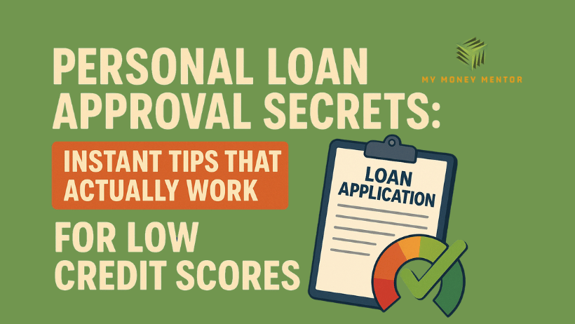 Personal Loan Approval Secrets: Instant Tips That Actually Work for Low Credit Scores
