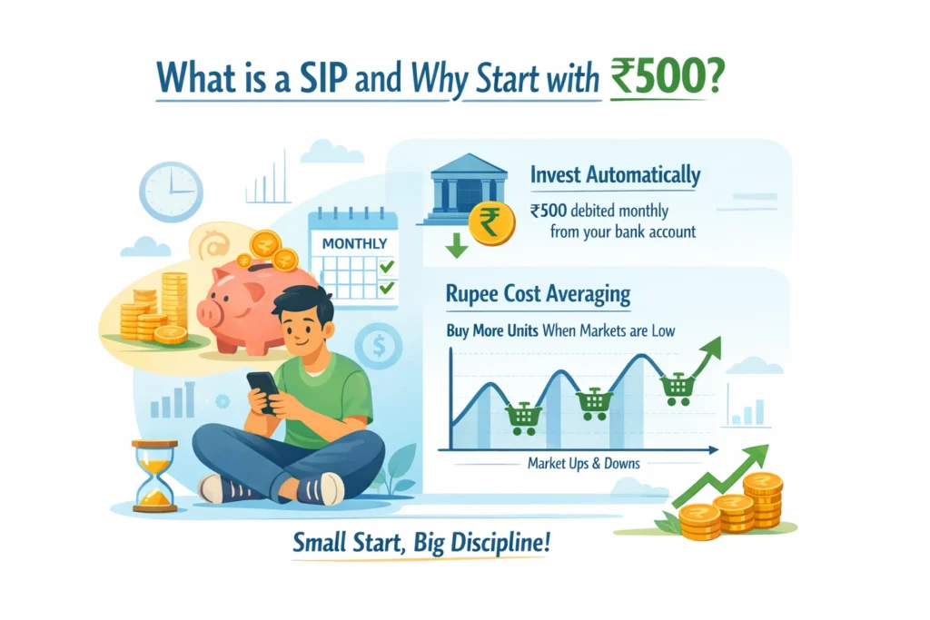 Best SIP Plans for ₹500/month in India 2026 – Beginner’s Guide