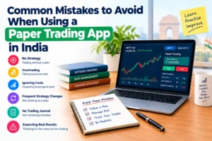 Paper Trading Mistakes Infographic Desk